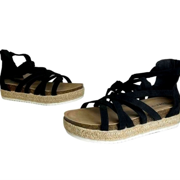 Torrid Espadrille Strappy Platform Gladiator Sandals - Picture 2 of 5